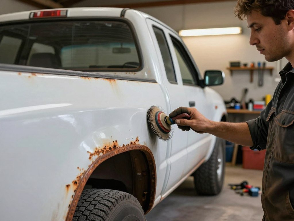 how to fix rust on a truck