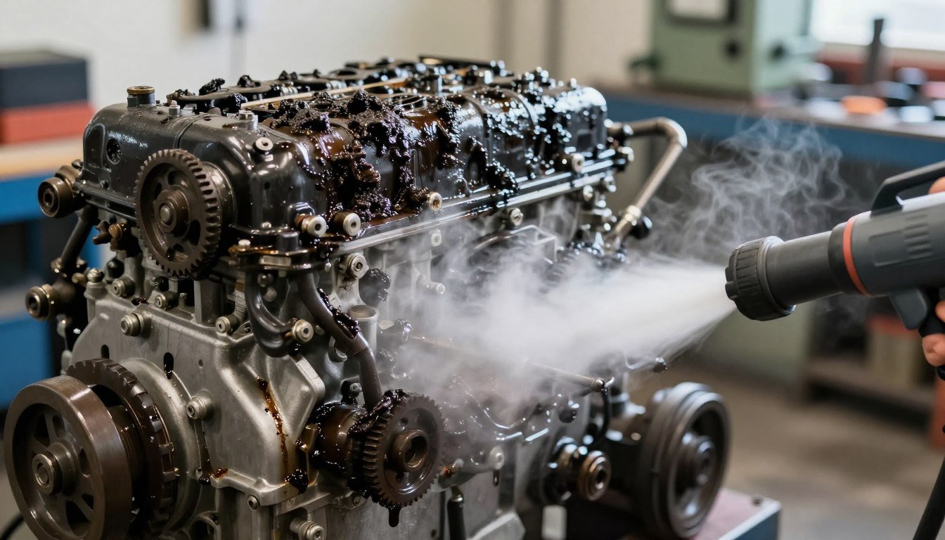 engine steam cleaning